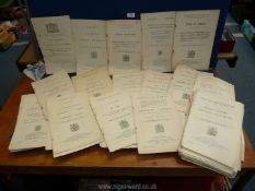A large quantity of HMSO publications,