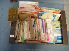 A quantity of vintage OS maps, Pocket Atlas of London, RAC road maps and Gazette of North Wales,