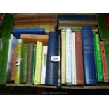 Two boxes of books to include; Gardening, Poultry Keeping, Trees, Birds, etc.