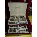 A red boxed Prima canteen of cutlery - eleven piece setting.