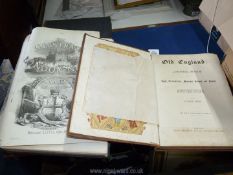 Three volumes of The Illustrated London News dated 1844, 1845 and 1848,