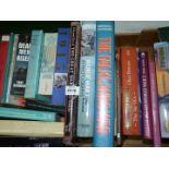 A quantity of war related books to include; For Valour The Air VC's, The Falklands War,