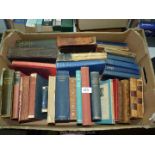 A box of books to include, Keats, Burns, etc.