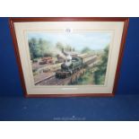 A 'Country Collection' Print of a steam train.