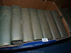 16 volumes of The Encyclopedia Britannica, Eleventh Edition.