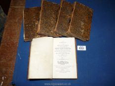 5 volumes of The History and Adventures of the Renowned Don Quixote, embellished with engravings,