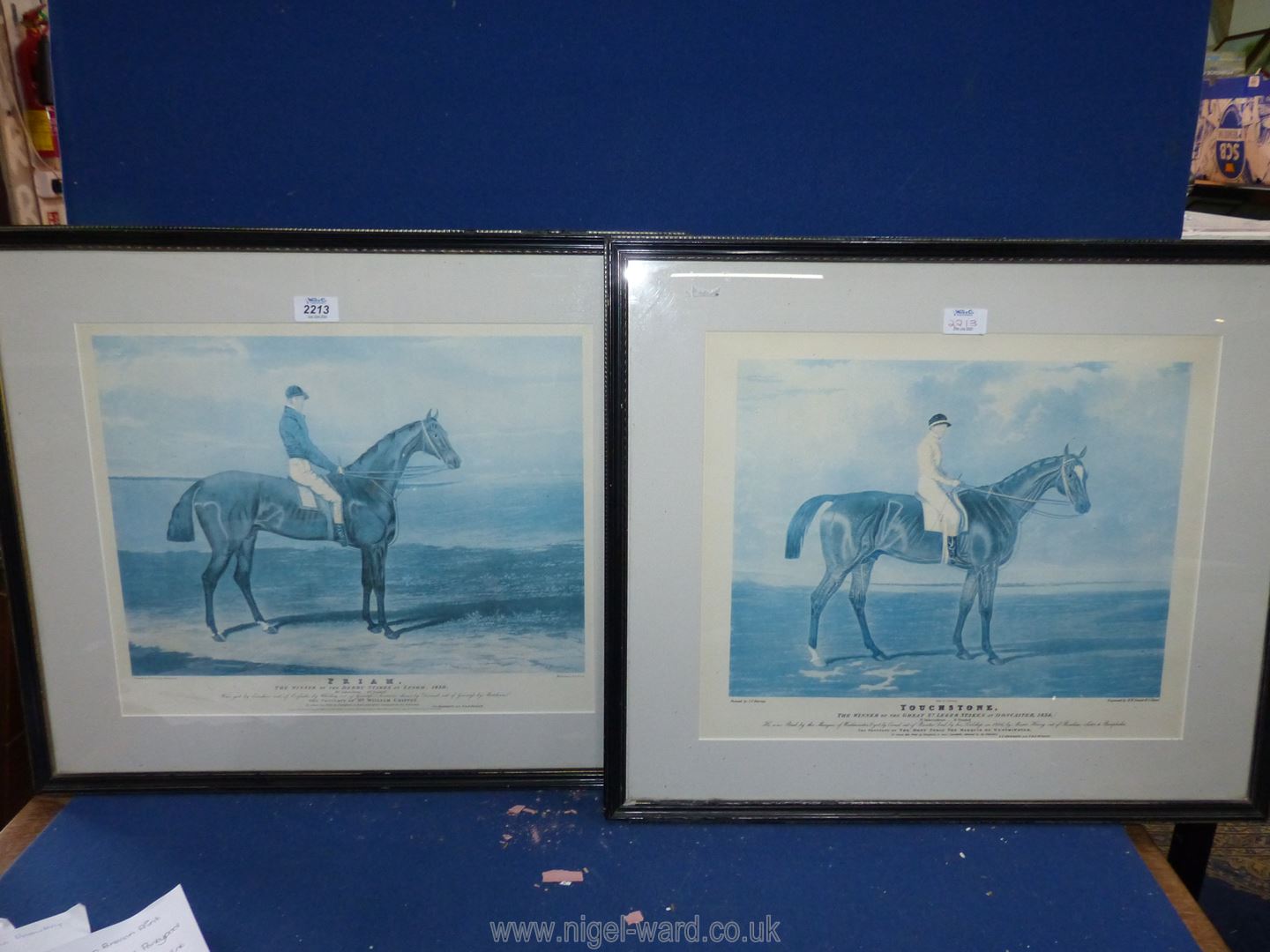 A large Print of the 1830 Epsom Derby Winner 'Priam' by J.F. - Image 4 of 4