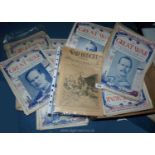 A large quantity of The Great War in Parts with a copy of The War Budget illustrated August 12th