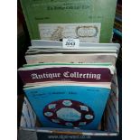 A quantity of Antique collecting club catalogues.
