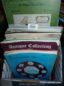 A quantity of Antique collecting club catalogues.