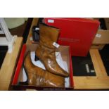 A pair of Roberto Vianni leather ankle boots, size 40.