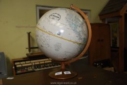 A 'Globemaster' globe (a/f).