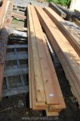 Fifteen lengths of Cedar 6" x 1" x 192" long.