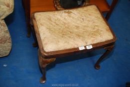 An old dressing table stool for restoration.