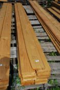 Seventeen lengths of cedar 6" x 1" x 142" long.