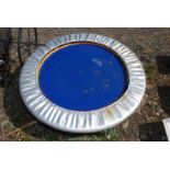 A 'Trimilim' exercise trampoline 41" diameter x 9" high.