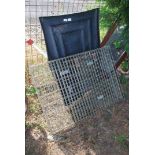 A large dog crate 36" x 24".