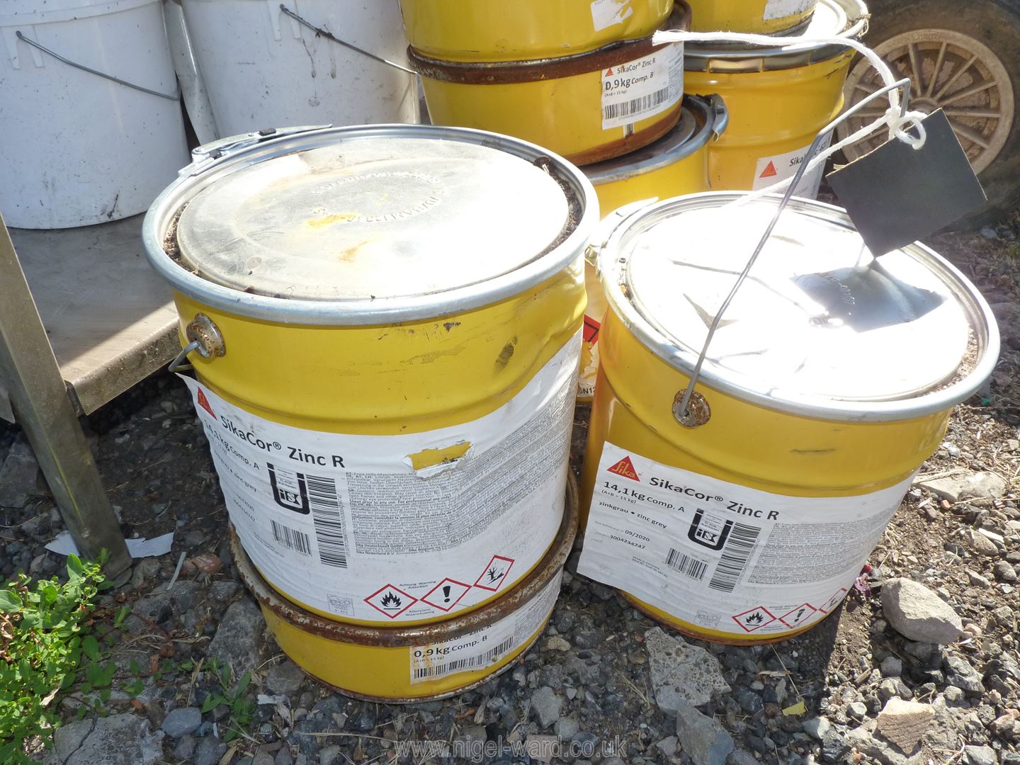 A quantity of 'Sika' Sikalastic, Sikacor, mastic wall tile filler, etc. - Image 11 of 11