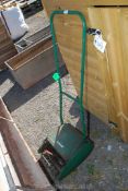 A Qualcast cylinder mower - no grass box.