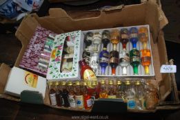 A quantity of continental alcohol box sets including Maria Brizard 20 set miniatures (sealed),