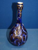A Royal Crown Derby Art Nouveau bottle vase with garlic top.