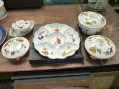 A quantity of Royal Worcester serving dishes to include; Evesham dish, lidded tureens, oval dish,
