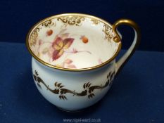 A beautiful Swansea/ Nantgarw white porcelain cup of tulip form,