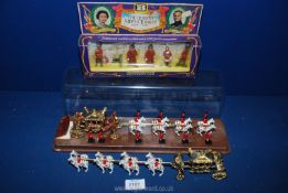 A cased Coronation Coach, made in Great Britain by the 'Crescent Toy Company,