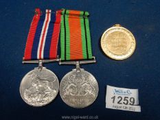 A WWI 1914-1919 War Medal (no braid), 33111.2.A.M. A.M. Jennings R.A.F.