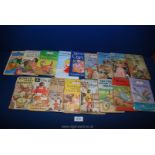 A quantity of Ladybird books including 'Beeky The Greedy Duck' 1950 and 'First Day Of The Holidays'