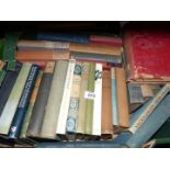 A box of books to include 'There Were No Windows' by Norah Hoult,