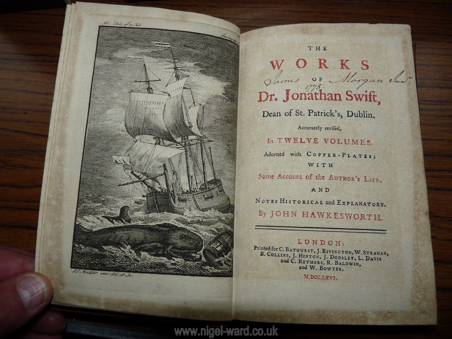 A quantity of leather bound books to include 24 volumes of Swift's works, - Image 8 of 107