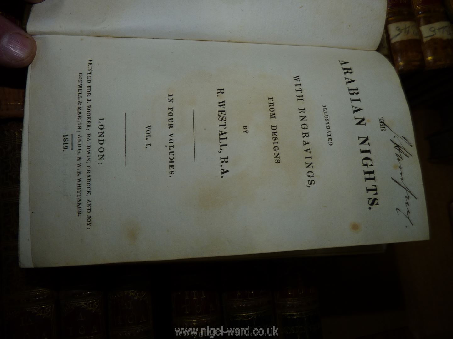 A quantity of leather bound books to include 24 volumes of Swift's works, - Image 99 of 107