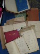 A box of books to include 'Looker-on 1918,' 'Memoirs of the Life Writings of Sir William Jones,