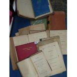 A box of books to include 'Looker-on 1918,' 'Memoirs of the Life Writings of Sir William Jones,