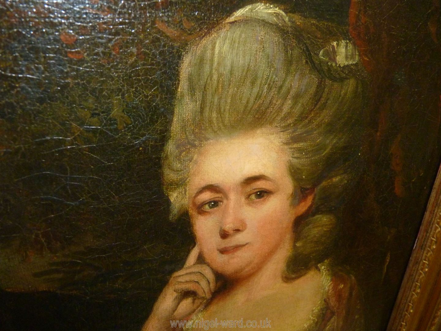 Follower of Johan Josef Zoffany (1733-1810) a well executed oil painting on canvas with a - Image 7 of 11