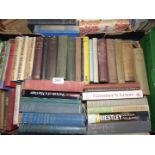 A box of books to include 'As High as the Sky' by N.C.