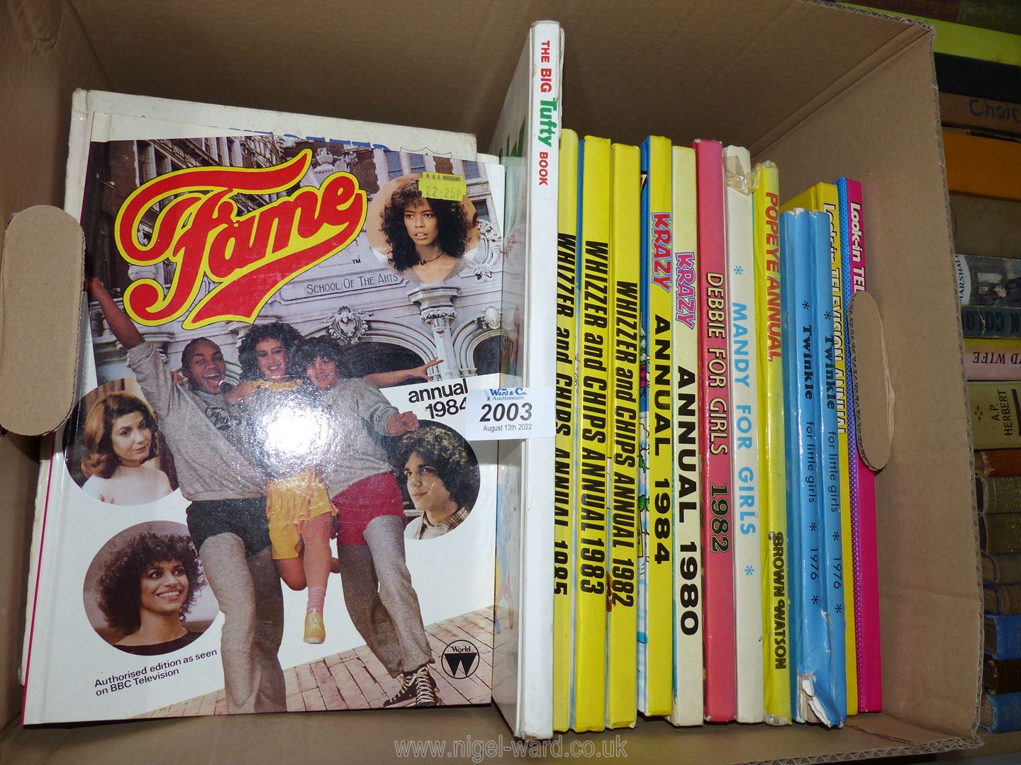 A quantity of annuals to include Fame, Mandy, Twinkle, Whizzer and Chips, etc.