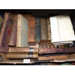 A box of hardback books to include Mrs Isabella Beeton's Book of Household Management,