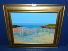 A Meurig Williams Oil painting, Cable Bay, Angelsey, 14" x 18".