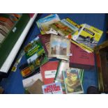 A box of books on tractors, garden and cookery etc.