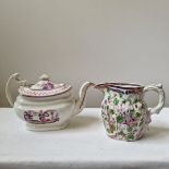 Staffordshire lustreware mid 19th century,