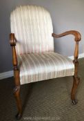 An attractive Edwardian bedroom chair.