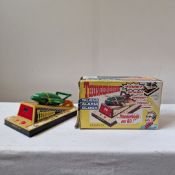 A collectable 'Thunderbird 2' talking alarm clock, boxed, in full working order, 8 1/2 ins wide box.