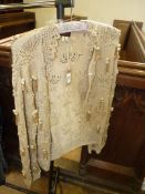 A very rare and spectacular knitted cotton jacket by Patricia Roberts.