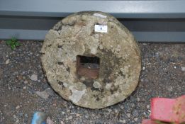 A small Grindstone wheel, 12 1/2" diameter x 3".