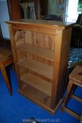 Three shelved Bookcase, 30'' wide x 48'' tall.