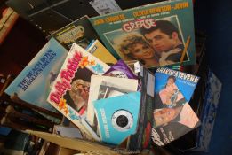 A quantity of records including 78's - Dolly, and 45's - Shakin Stevens and Elvis.