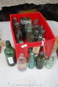 A quantity of mixed bottles.