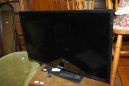A Blaupunkt 40" flat screen TV, (sold as seen).